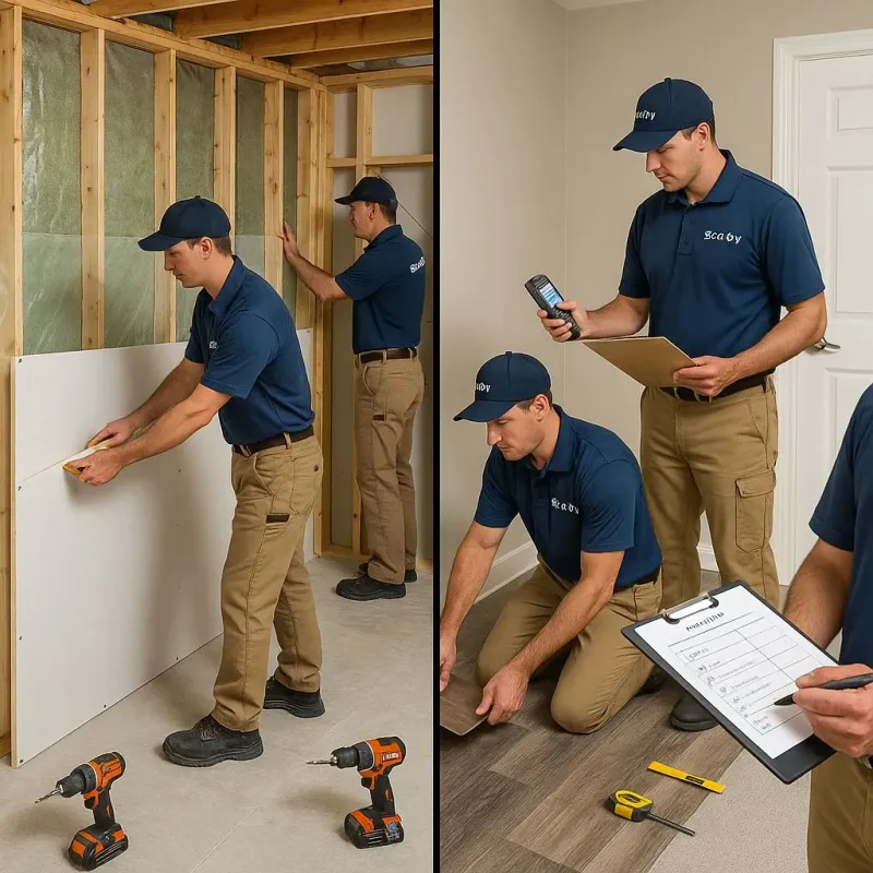 Repairs and Reconstruction process in Houston, PA