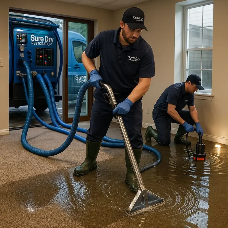 Water Extraction and Removal process in Houston, PA